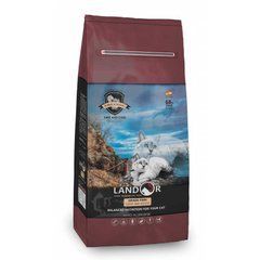 Landor (Ландор) Grain Free Cat Turkey & Potato - Сухий беззерновой корм з індичкою і бататом для дорослих котів і кішок, 10 кг
