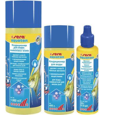 Sera (Сера) Water Conditioner Aquatan - Кондиціонер для акваріумів проти жорсткості води, 250 мл
