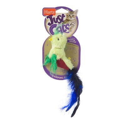 Hartz Just For Cats Chirping Bird Cat Toy -Іграшка для кішок - співоча пташка c котячої м'ятою