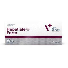VetExpert (ВетЕксперт) Hepatiale Forte - Харчова добавка для підтримки і відновлення функцій печінки собак та котів, 40 шт./уп.