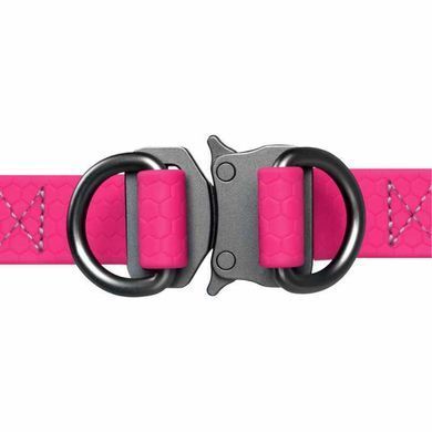 Collar (Коллар) WAUDOG Waterproof - Водостійка шлея для собак з металевою фурнітурою 1,5х40-55 см Блакитний, 1,5х40-55 см