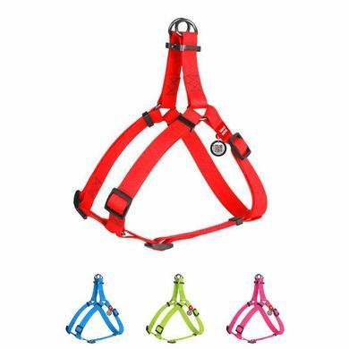Collar (Коллар) WAUDOG Waterproof - Водостійка шлея для собак з металевою фурнітурою 1,5х40-55 см Блакитний, 1,5х40-55 см