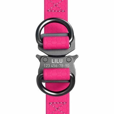Collar (Коллар) WAUDOG Waterproof - Водостійка шлея для собак з металевою фурнітурою 1,5х40-55 см Блакитний, 1,5х40-55 см