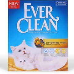 Ever Clean (Евер Клін) Less Trail - Наповнювач, що утаорює грудки "Чисті лапки" для довгошерстних котів, 6 л