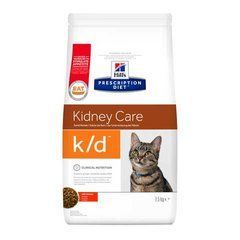 Hills PD Feline K/D Захворювання нирок, ниркова та серцева недостатність, СКХ (Курка), 0,4 кг