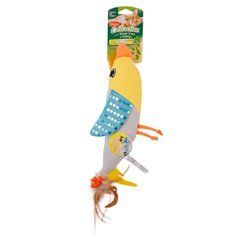 Hartz Cattraction with Silver Vine & Catnip Animal Pal Kicker Cat Toy -Іграшка для кішок м'яка акула / птах 35 см з привертає запахом (срібна лоза + котяча м'ята)