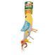 Hartz Cattraction with Silver Vine & Catnip Animal Pal Kicker Cat Toy -Іграшка для кішок м'яка акула / птах 35 см з привертає запахом (срібна лоза + котяча м'ята)