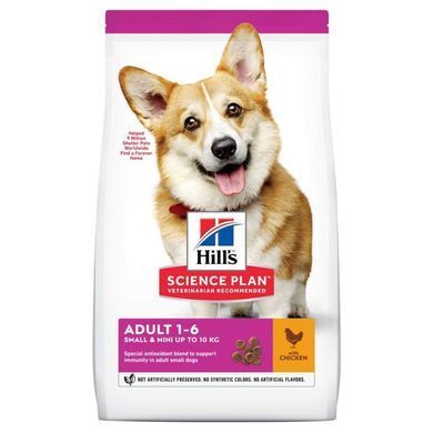 Hill's (Хіллс) Science Plan Adult Small & Mini with Chicken - Сухий корм з куркою для дорослих собак малих і мініатюрних порід, 6,5 кг