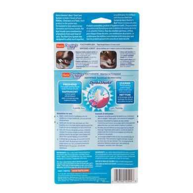 Hartz Dentists Best with DentaShield Dental Kit For Dogs & Cats-Зубний набір для собак і кішок