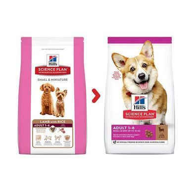 Hill's (Хіллс) Science Plan Adult Small & Miniature Lamb & Rice - Сухий корм з ягням і рисом для дорослих собак дрібних і міні порід від 1 року до 6 років, 300 г