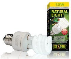Exo Terra (Екзо Терра) Natural Light (REPTI GLO 2.0) - Лампа для всіх рептилій для тераріуму, 13W