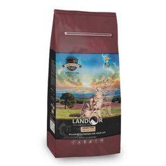 Landor (Ландор) Grain Free&Hairball Cat Lamb&Potato - Сухий беззерновой корм з ягням і бататом для дорослих котів з функціями контролю ваги і утворення грудочок шерсті, 400 г