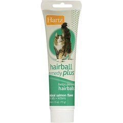 Hairball Remedy for Cats, Salmon Flavour -Паста для кішок для виведення шерсті зі шлунка і профілактики утворення ковтунів, аромат лосося, 70 г