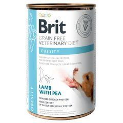 Brit GF Veterinary Diets Obesity консерви для собак з надмірною вагою Ягня та горошок, 400 г