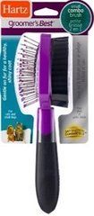 NEW! Hartz Groomer's Best Combo Brush for Small Dogs and Cats- Щітка комбінована (масажна + щетина), для дрібних порід собак і кішок