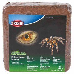 Trixie (Тріксі) Tropical terrarium substrate - Наповнювач кокосовий субстрат для тераріуму, 2л/160г