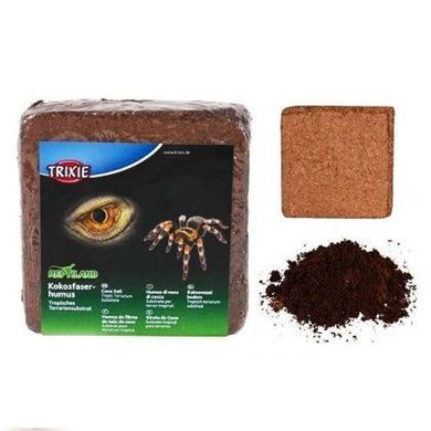 Trixie (Тріксі) Tropical terrarium substrate - Наповнювач кокосовий субстрат для тераріуму, 2л/160г