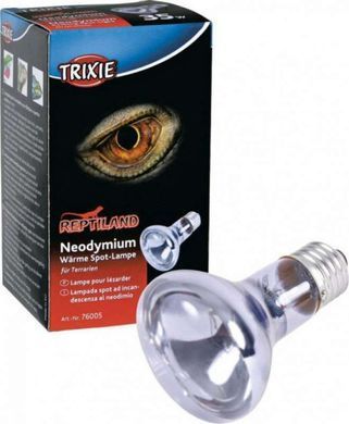 Trixie (Тріксі) Reptiland Neodumium - Рефлекторна лампа розжарювання з покриттям з неодініума для тераріумів, 35 w