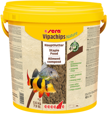 Sera Vipachips Nature - корм для риб що мешкають коло дна. Чіпси, 15 г