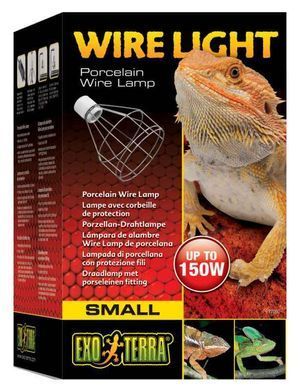 Exo Terra (Екзо Терра) Wire Light - Керамічний патрон для лампи з дротовим плафоном в тераріум, до 150W