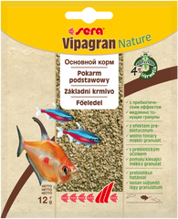 Sera vipagran Nature - корм для всіх акваріумних риб. Гранули, 12 г