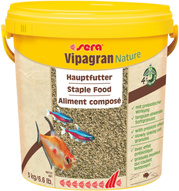 Sera vipagran Nature - корм для всіх акваріумних риб. Гранули, 12 г