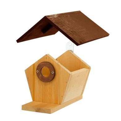 Ferplast (Ферпласт) Nest 3 - Будиночок-гніздо для диких птахів, 21x21,3x16,6 см