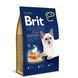 Brit Premium by Nature Cat Adult Salmon - Корм ​​для дорослих кішок ЛОСОСЬ, 1,5 кг