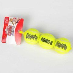 KONG (Конг) AirDog Squeakair Ball - Іграшка м'яч з пищалкою, M (3 шт./уп.)