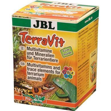 JBL (ДжіБіЕль) TerraVit - Вітаміни та мікроелементи в порошку для терраріумних тварин, 100 г